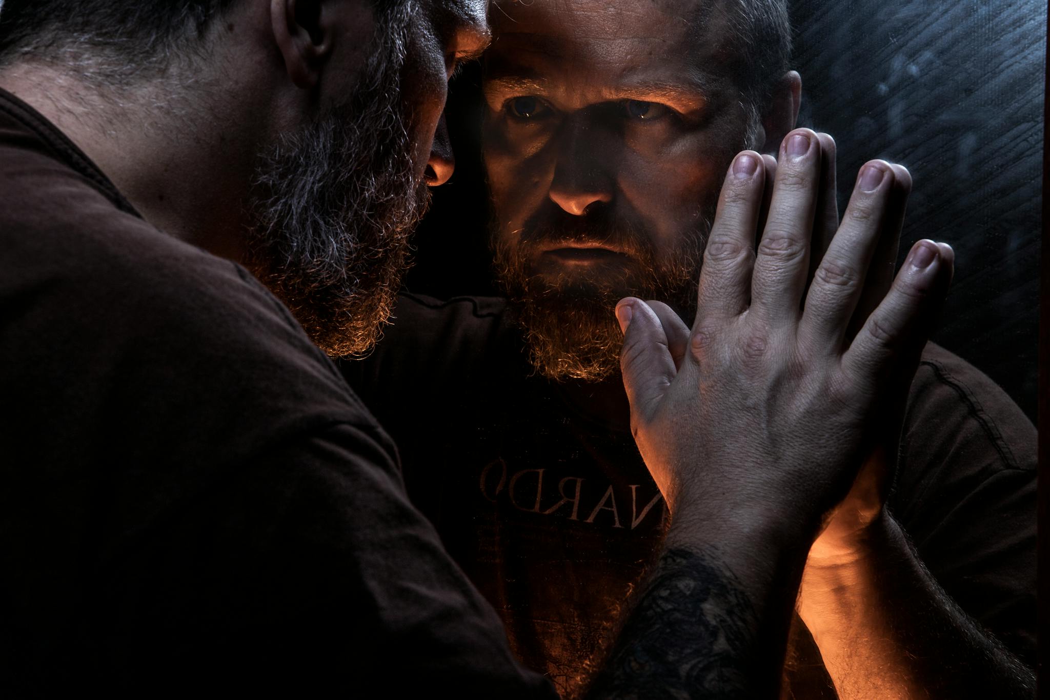 A Bearded Man With A Stern Expression